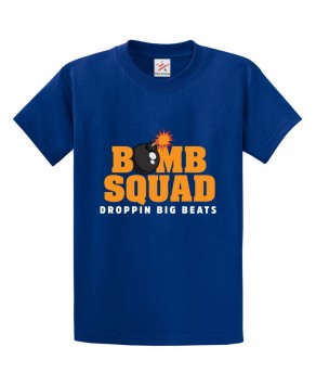 Bomb Squad Droppin Big Beats Classic Unisex Kids and Adults T-Shirt for Gaming Lovers